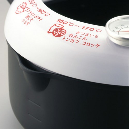 *現貨*日本製 吉川 天婦羅油炸鍋 (附溫度計) 20cm#792578